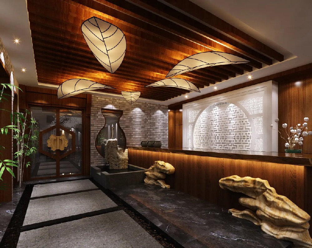 茶葉店茶樓咖啡日料餐廳奶茶店商場(chǎng)專(zhuān)柜裝修設(shè)計(jì)