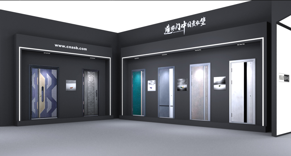 門(mén)業(yè)專(zhuān)賣(mài)店，展廳設(shè)計(jì)，建材市場(chǎng)裝修設(shè)計(jì)